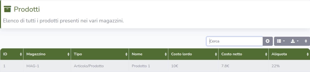 4Farm - Gestione Magazzino